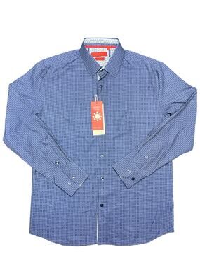 AMERICAN BREED Men’s Button Up Shirt M Modal Stretch Casual Dress Long Sleeve